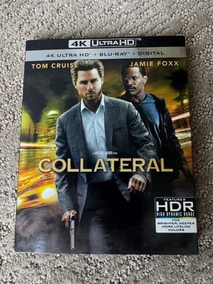 Collateral (4K UHD, BluRay, 2004) w/ OOP Slipcover Tom Cruise Jamie Foxx  Foto 1 de 3