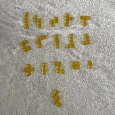 Azulejos Blokus 2009 piezas de repuesto pieza amarilla 16 piezas solo B1 Foto 1 de 4