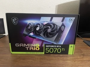MSI - NVIDIA GeForce RTX 5070 Ti 16G GAMING TRIO OC 16GB GDDR7 PCI Express Gen 5 - Picture 1 of 12