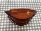 ZEPPELIN TRENCH ART PROPELLOR TRINKET BOX MARQUETRY WW1