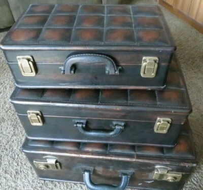 maleta anidación vintage envejecida decoración Foto 1 de 4