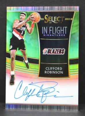 Clifford Robinson 2018-19 SELECCIONAR FIRMAS EN VUELO automático en tarjeta autógrafo/99 Foto 1 de 2