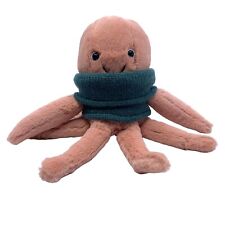 Jellycat Cozy Crew Octopus Plush Sea Life Lovey Snuggler  Stuffed Toy 8”