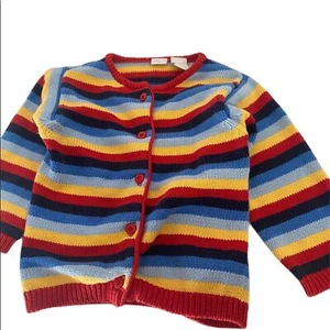 Parisian Striped button down Sweater •24 months - Picture 1 of 8