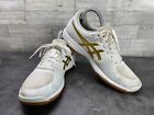 Asics Gel-Tactic Women's Running Shoe White Gold 9 M Athletic 1072A035 Sneakers