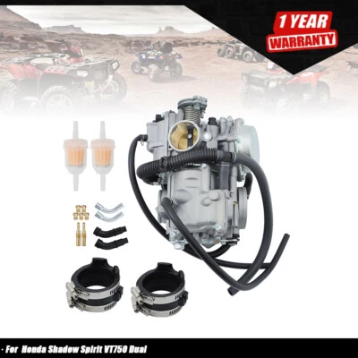 Carburador + colector de admisión para Honda Shadow Spirit VT750 doble Foto 1 de 4