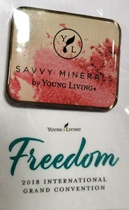 Young Living Essential Oils - Lapel Hat Tie Pin, NEW (SAVVY MINERALS) - Picture 1 of 3