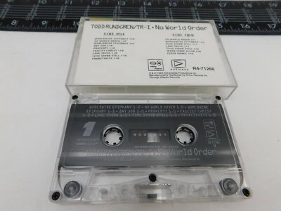 Promotional Todd Rungren Cassette TR-I No World Order R4-71266 Audio Tape C22-5 - Image 1 of 3