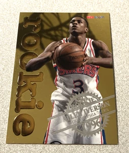 1996-97 NBA Hoops RC Gold Foil #12 Allen Iverson 76ers - Picture 1 of 2
