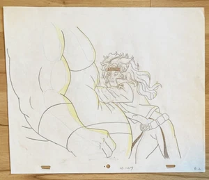 Marvel X-Men Original Production Drawing 1990s Animated Series Rogue and Blob - Picture 1 of 1