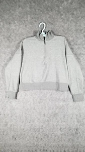 Fabletics Women Sz XS Catarina Sweatshirt Gray NWT 1/2 Zip Active Workout Gym - Picture 1 of 9