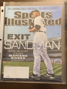 Mariano Rivera Signed Sports Illustrated 10/5/09 No Label Yankees Auto HOF JSA - Picture 1 of 1