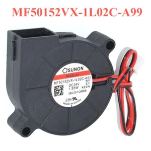 1X New For SUNON MF50152VX-1L02C-A99 Cooling Fan 50*50*15MM 24V 1.95W 2Pin - Picture 1 of 5
