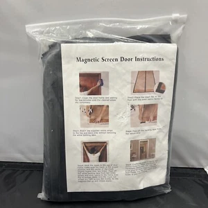 Cortina antiinsectos de malla para mosquitos manos libres de alta resistencia para puerta de pantalla magnética - Imagen 1 de 7