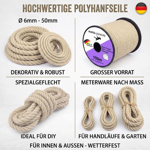 Polyhanfseile Ø 6–50 mm