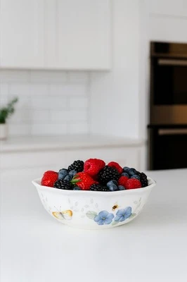 Новая универсальная фарфоровая чаша Butterfly Meadow см. описание измерений - Изображение 1 из 4