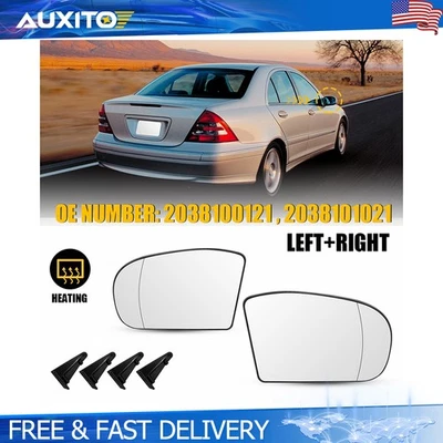 Gafas con espejo térmico para Mercedes-Benz C240 C280 C320 W203 2001-2007 sedán 1/2X Foto 1 de 4