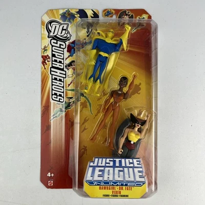 Figuras Justice League Unlimited DC SUPER HEROES HAWKGIRL/DR FATE/VIXEN Foto 1 de 4