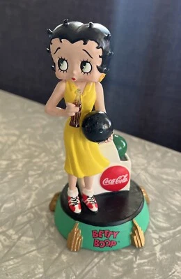 Coca Cola Limited Edition 5" Betty Boop Bowling Figurine #238 - Image 1 of 4