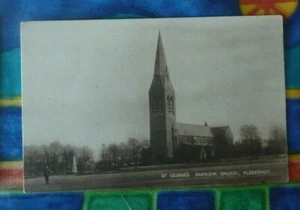 Postkarte St Georges Garnison Kirche Aldershot Milton Fotogravur Serie - Bild 1 von 2