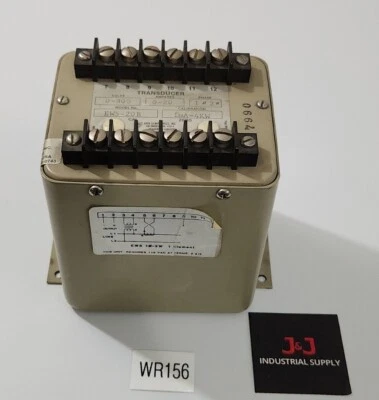 *USADO* Transductor Ohio Semitronics EW5-20B 0-300V 0-20A 1mA=4KW + ¡Garantía!  Foto 1 de 4