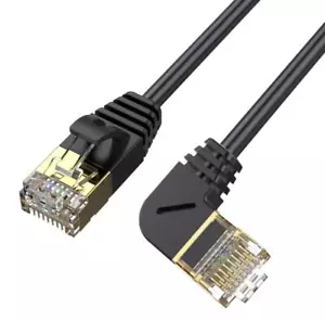 CAT8 RJ45 Male to Male Ethernet Cable 40Gbps 2000Mhz Network 0.6m - Left Angle - Picture 1 of 7