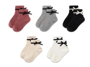 Girls Ankle Socks Cotton Low Cut Socks for Big Little Kids Toddler - Picture 1 of 7