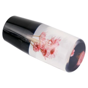 JDM VIP 10CM Pink Real Flowers Manual Car Gear Shift Knob Shifter Lever Head - Picture 1 of 5