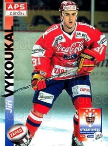 1996-97 Czech APS Extraliga #387 Jiri Vykoukal