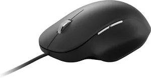 NEW--Microsoft Ergonomic (5-Buttons w/2-Programable) BLACK USB BlueTrack Mouse - Picture 1 of 3