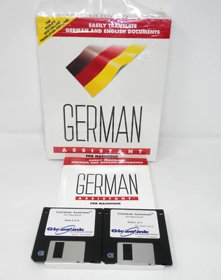 German Assistant Translation Software for MAC 3.5" Floppy Translate to English - Image 1 of 4