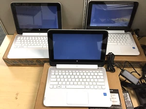 Lot of 3 BadBattery HP x360 11-P122NR 11-P110NR 11.6 Touch Laptop/N2840/2GB/32GB - Picture 1 of 8