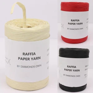 Natural Fiber 100% 240M DIY knitting Crochet Paper Hand Summer Hat,Bag - Picture 1 of 35