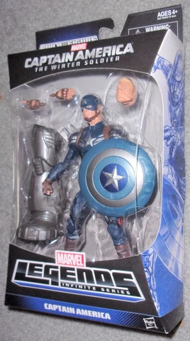 Marvel Legends Captain America Winter Soldier CAPTAIN AMERICA Stealth Suit New Cover
