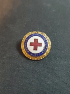 Vintage AMERICAN NATIONAL RED CROSS NURSE PIN ENAMEL NO. 309926 bt - Picture 1 of 3