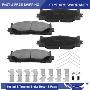 Front Ceramic Brake Pads for 2007 - 2017 Toyota Avalon Camry Lexus ES300h ES350 - Picture 1 of 5