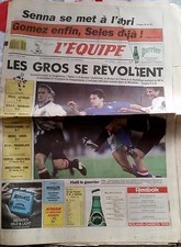 L'Equipe Journal 11 / 6/1990; Senna / Gomez-Seles / World 90 / XV of France