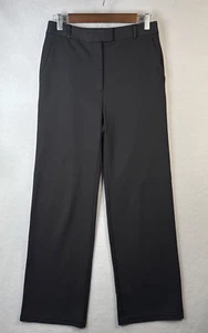 J.McLaughlin Wide Leg Pants Womens Size 4 Black Stretch Career Office Manager - Picture 1 of 13
