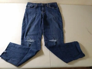 Levi's Slimming  Denim Jean Women's Size 28  RAW  HOLES AT KNEES - Picture 1 of 9