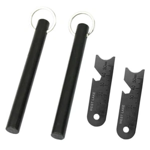 2 PCS Large 5" Ferrocerium Rod Flint Fire Starter w/ 2PCS Steel Scrapers Camping - Picture 1 of 9