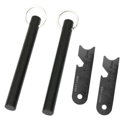 Arrancador de fuego de pedernal varilla de ferrocerio grande de 5" 2 piezas con raspadores de acero para camping Foto 1 de 4