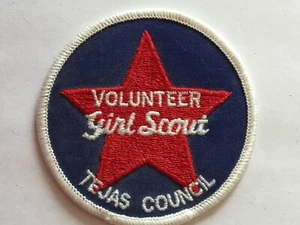 Tejas Council Girl Scout Volunteer patch - Picture 1 of 1