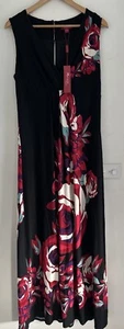 Monsoon womens maxi dress floral print Size 16 New Sleeveless Flowers Stella - Picture 1 of 14