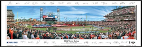 San Francisco Giants | Professionally Framed Panorama Poster Cover