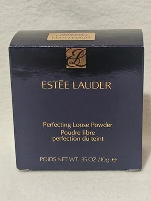 ESTEE LAUDER Perfecting Loose Powder Light Medium 0.35 oz NIB - Image 1 of 4