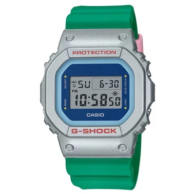 Casio DW5600EU-8A3 Men's Classic Vibrant Color Alarm Chronograph G Shock Watch - Image 1 of 2