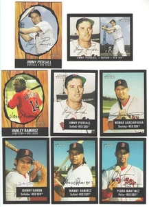 Bowman Heritage 2003 firma facsímil - conjunto de equipo Boston Red Sox - Imagen 1 de 2