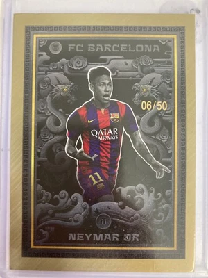TOPPS BARCELONA YEAR OF THE DRAGON 2024 NEYMAR JR BARCELONA PARALLEL 6/50.. - Bild 1 von 2