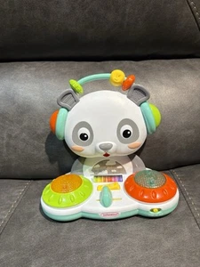 Panda Musical Toy With Busy Beads Infantino Spin & Slide DJ - Picture 1 of 5