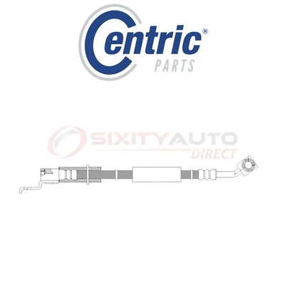 Centric Brake Hydraulic Hose for 1997-2006 Jeep TJ 2.4L 2.5L 4.0L L4 L6 - pi Foto 1 de 4
